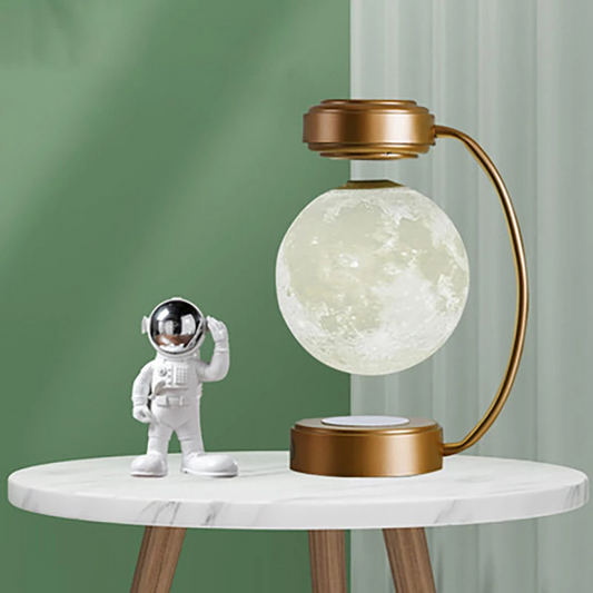 Levitating Moon Lamp – Magnetic Floating LED Light with Touch Control 🌙✨