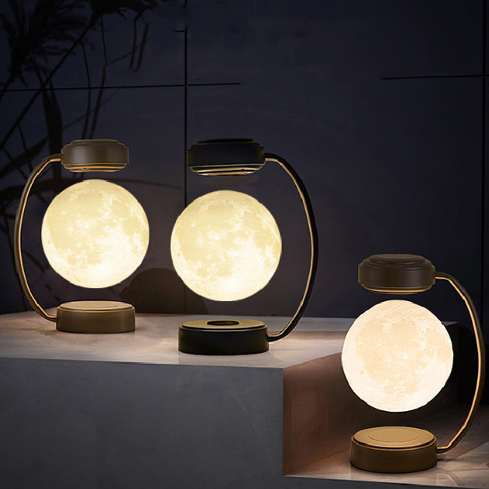 Levitating Moon Lamp – Magnetic Floating LED Light with Touch Control 🌙✨