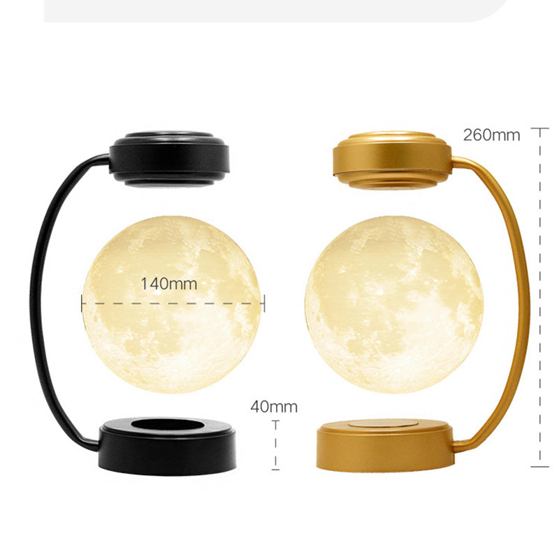 Levitating Moon Lamp – Magnetic Floating LED Light with Touch Control 🌙✨